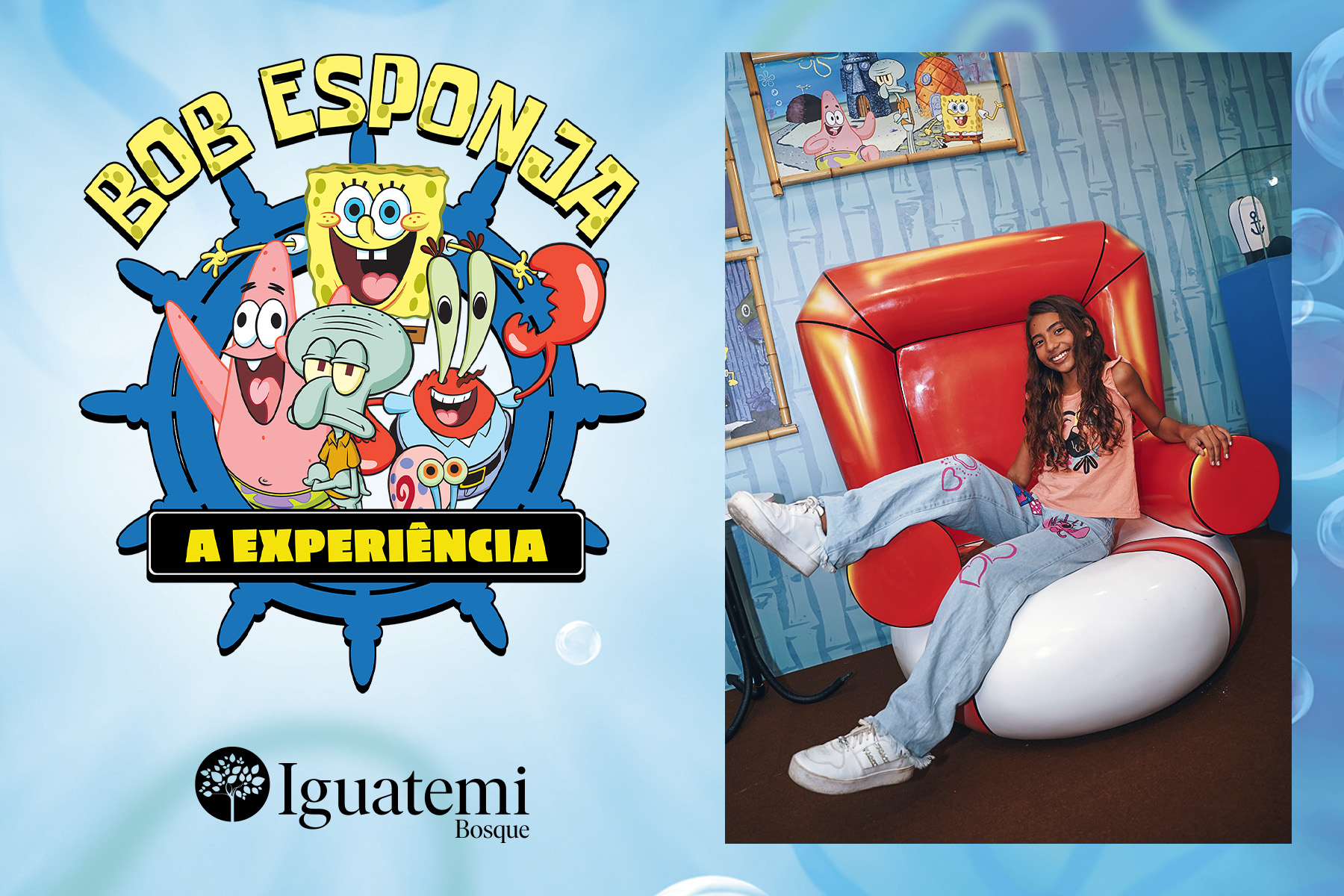 Bob Esponja: do Fundo do mar para o varejo de experiência e geração de fluxo e vendas