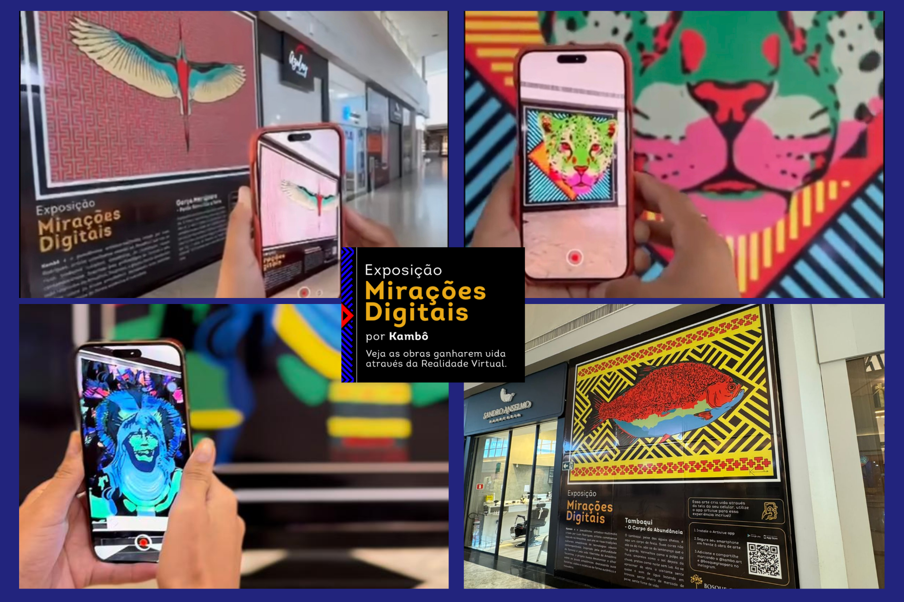 Mirações Digitais: Arte Amazônica Imersiva que Ressignificou os Corredores do Shopping