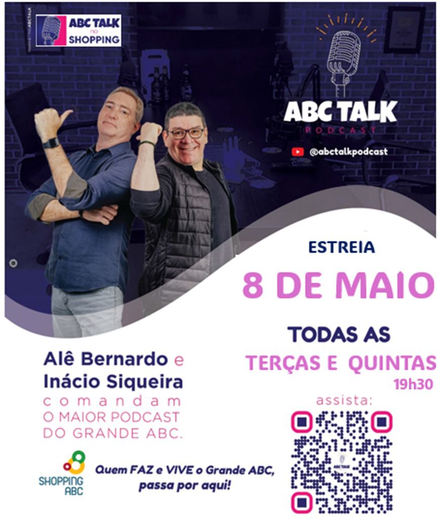 Shopping ABC transforma podcast em ferramenta social para jovens da comunidade
