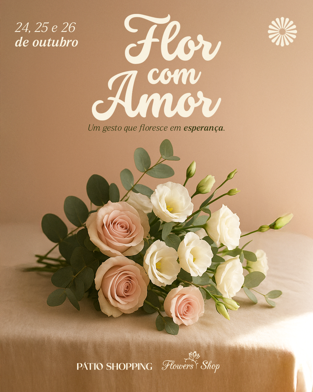 Flor com Amor – Mobilização social que transforma o público em agente de acolhimento