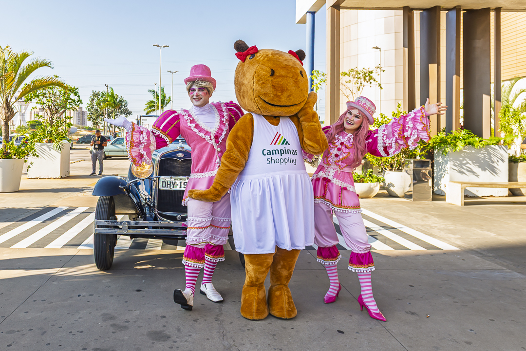 “Campi” – A capivara mascote do Campinas Shopping.