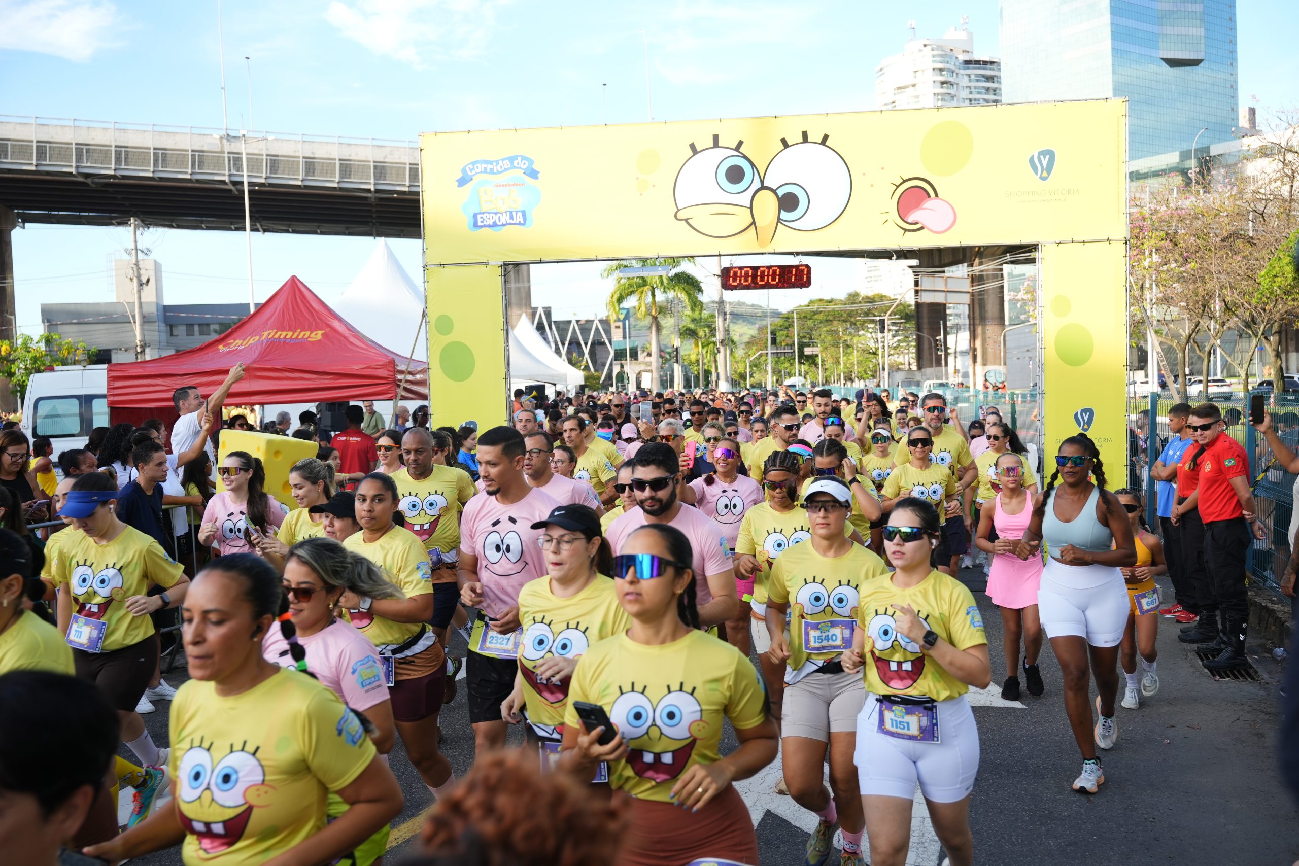 Corrida do Bob Esponja: o bem-estar encontra a memória afetiva no Shopping Vitória
