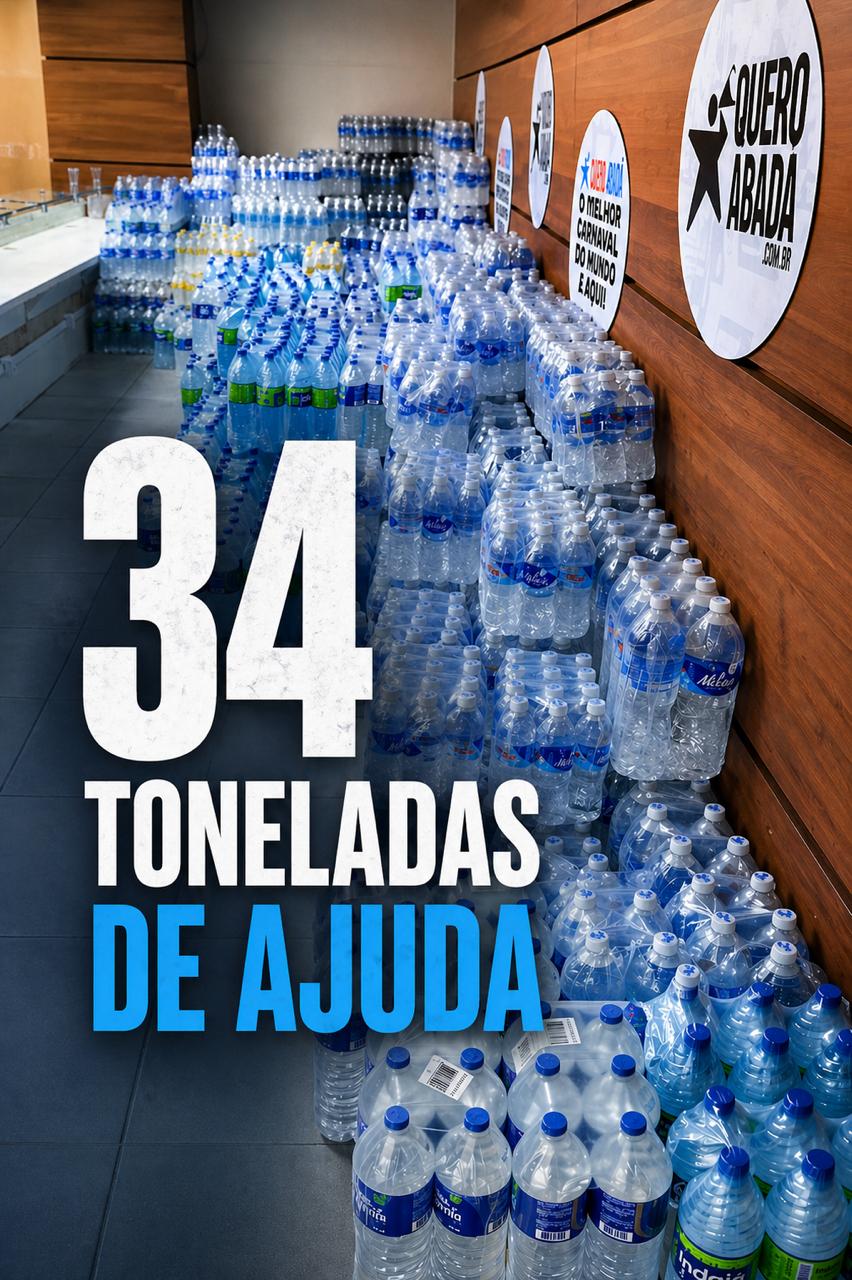 34 Toneladas de ajuda ao RIO GRANDE DO SUL
