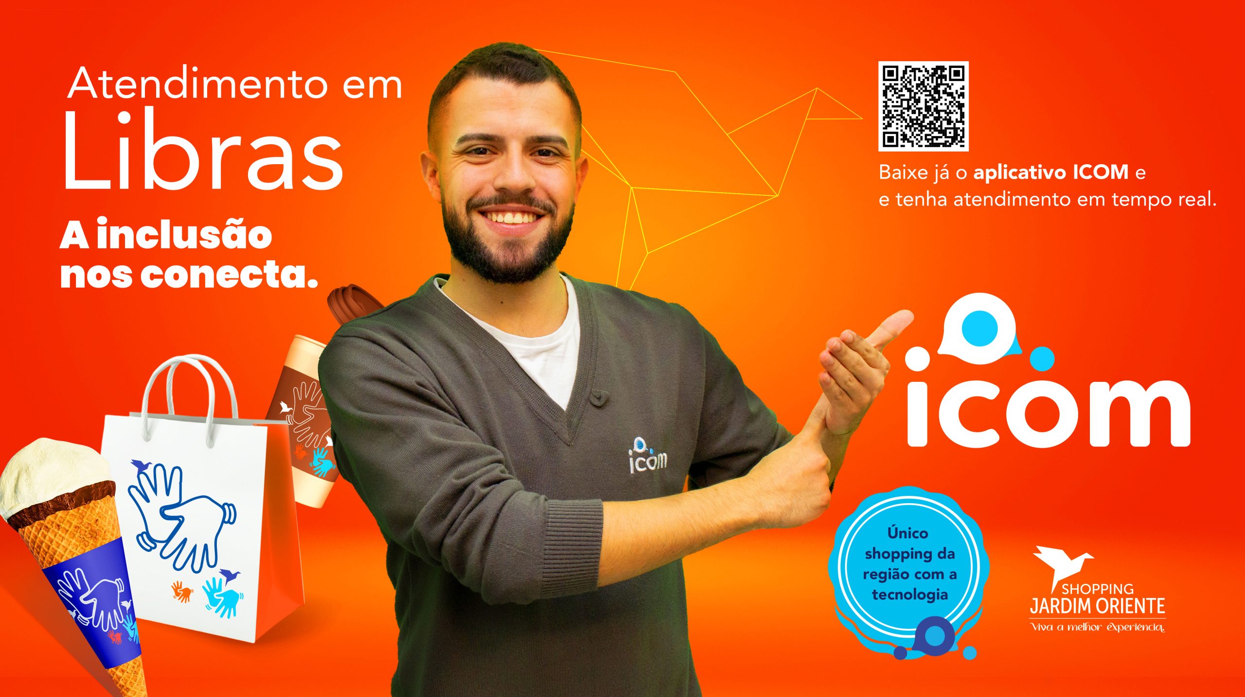 ICOM: Atendimento em Libras – A Inclusão nos Conecta