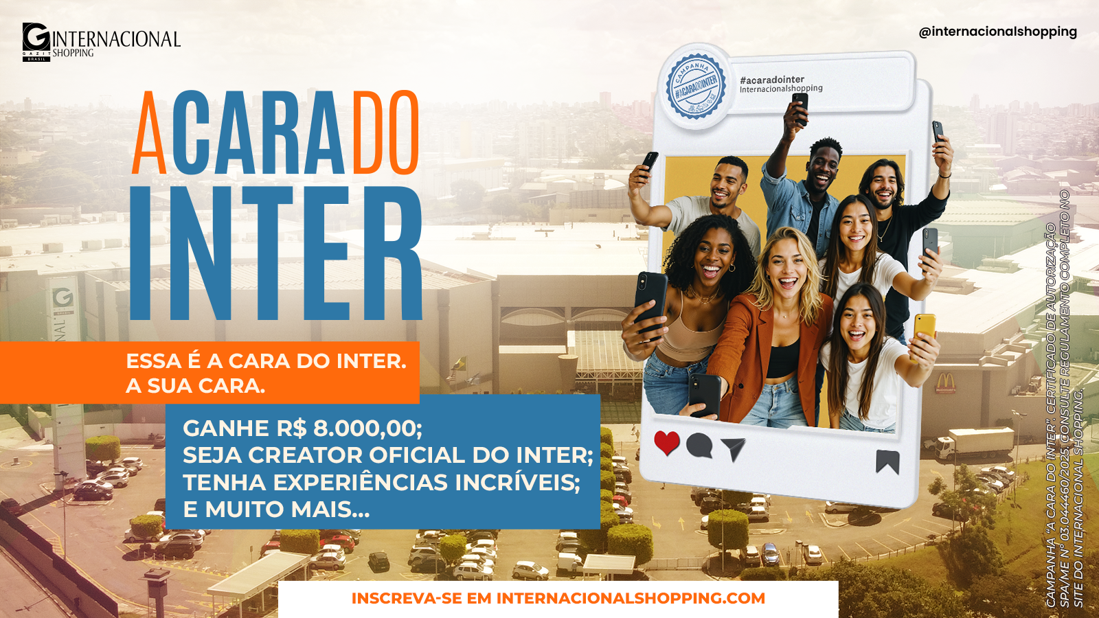 Projeto A Cara Do Inter – Concurso para aspirantes a influs locais