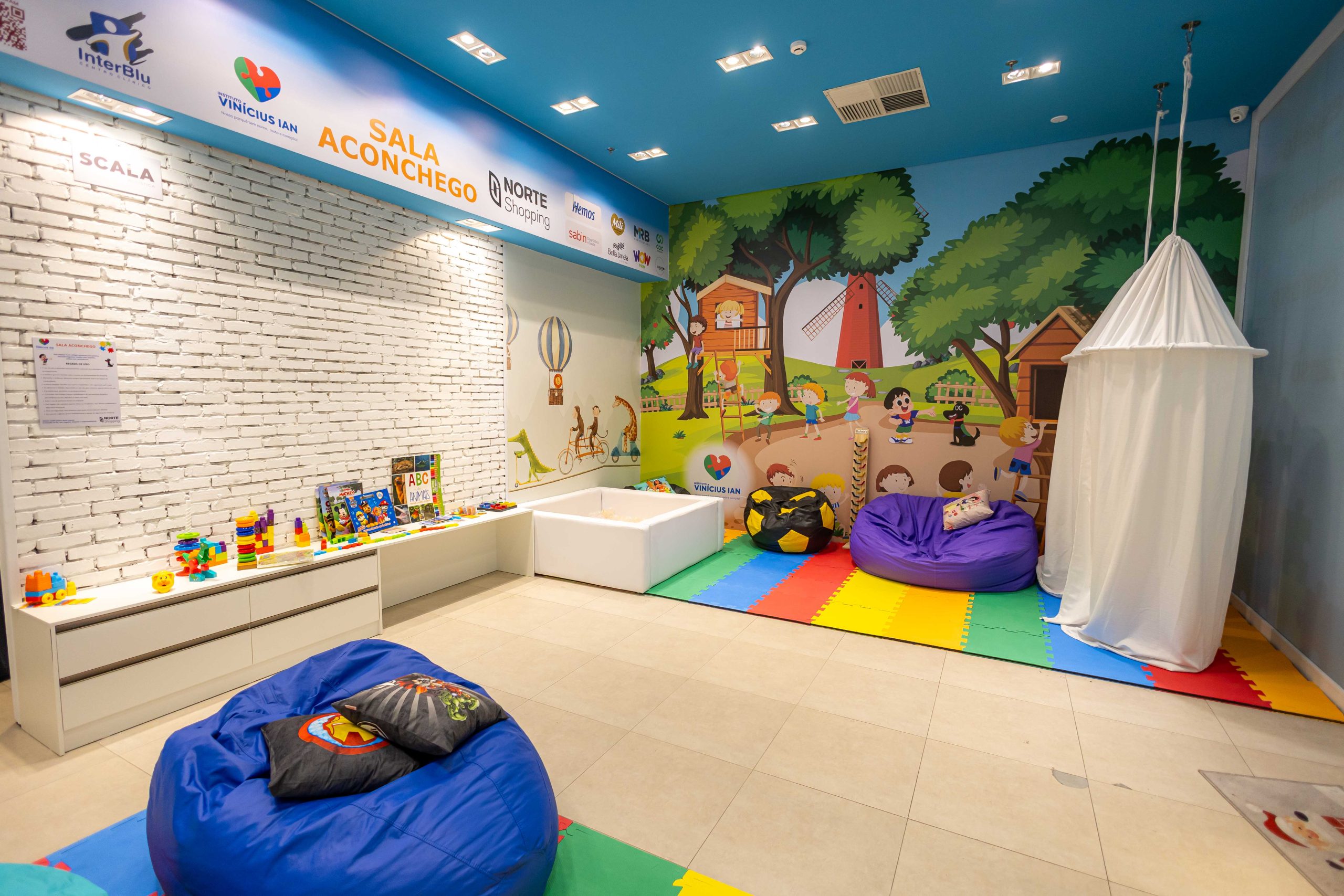 SALA DO ACONCHEGO NORTE SHOPPING: ESPAÇO INÉDITO EM SC E REFERÊNCIA EM INCLUSÃO