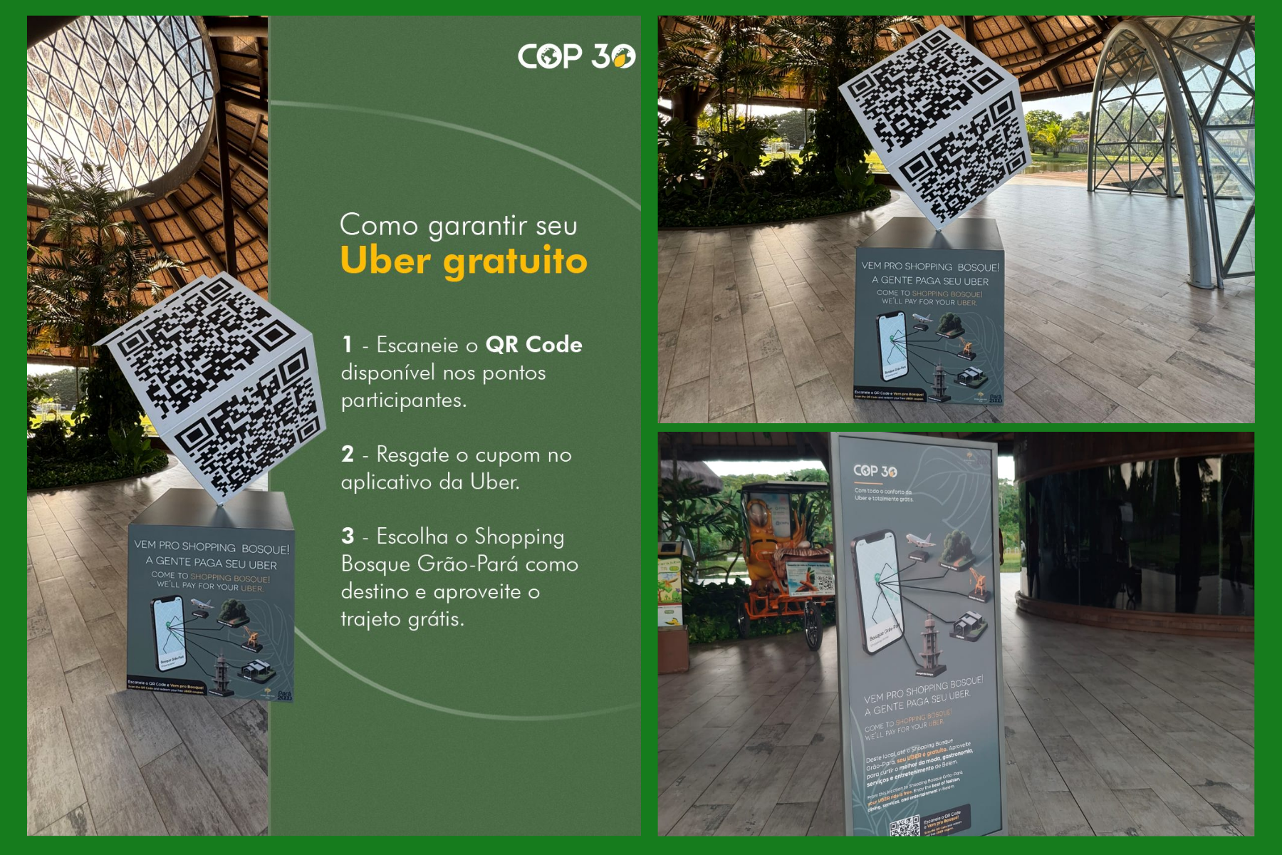 Mobilidade que vira experiência. Pegamos carona com a COP30.