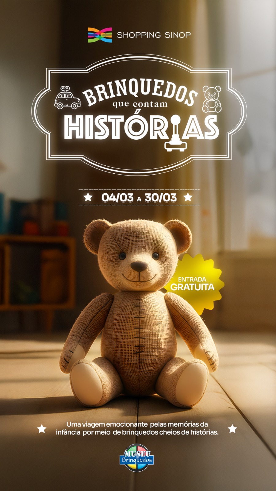 Brinquedos que Contam Histórias – Uma Viagem Afetiva no Tempo