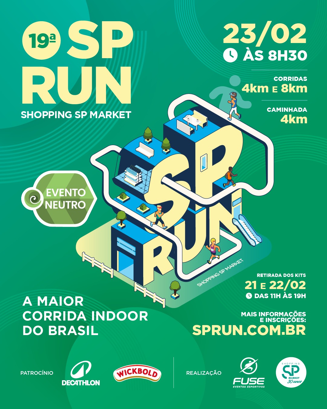 SP RUN: A MAIOR CORRIDA INDOOR DO BRASIL AGORA É 100% CARBONO NEUTRO