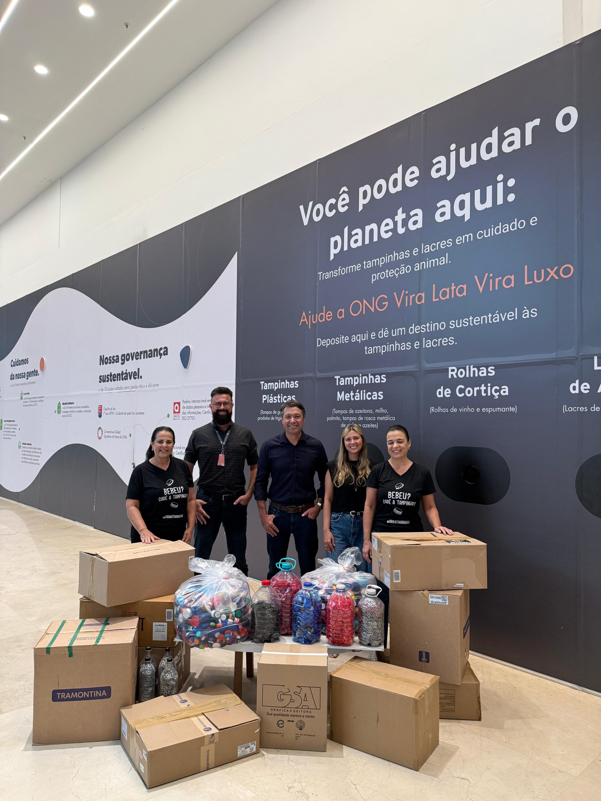 Espaço Sustentável SV conscientiza e transforma resíduos em proteção animal