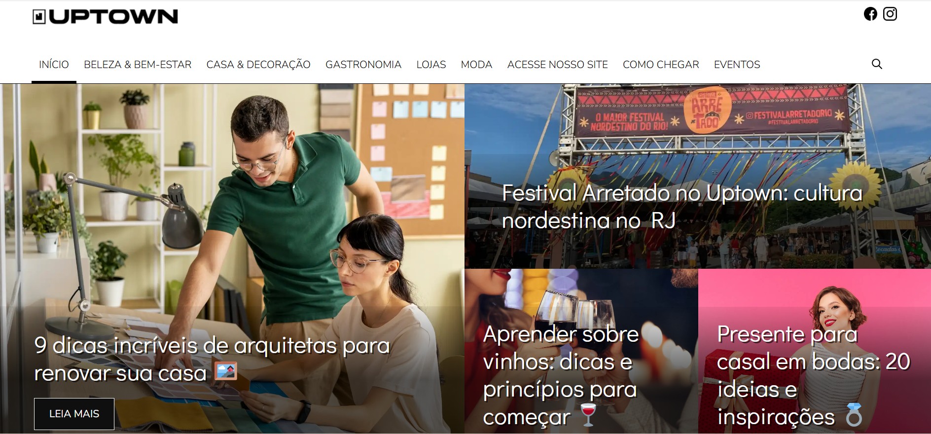 Uptown Barra: SEO e Conteúdo como Motor de Tráfego e Visitação