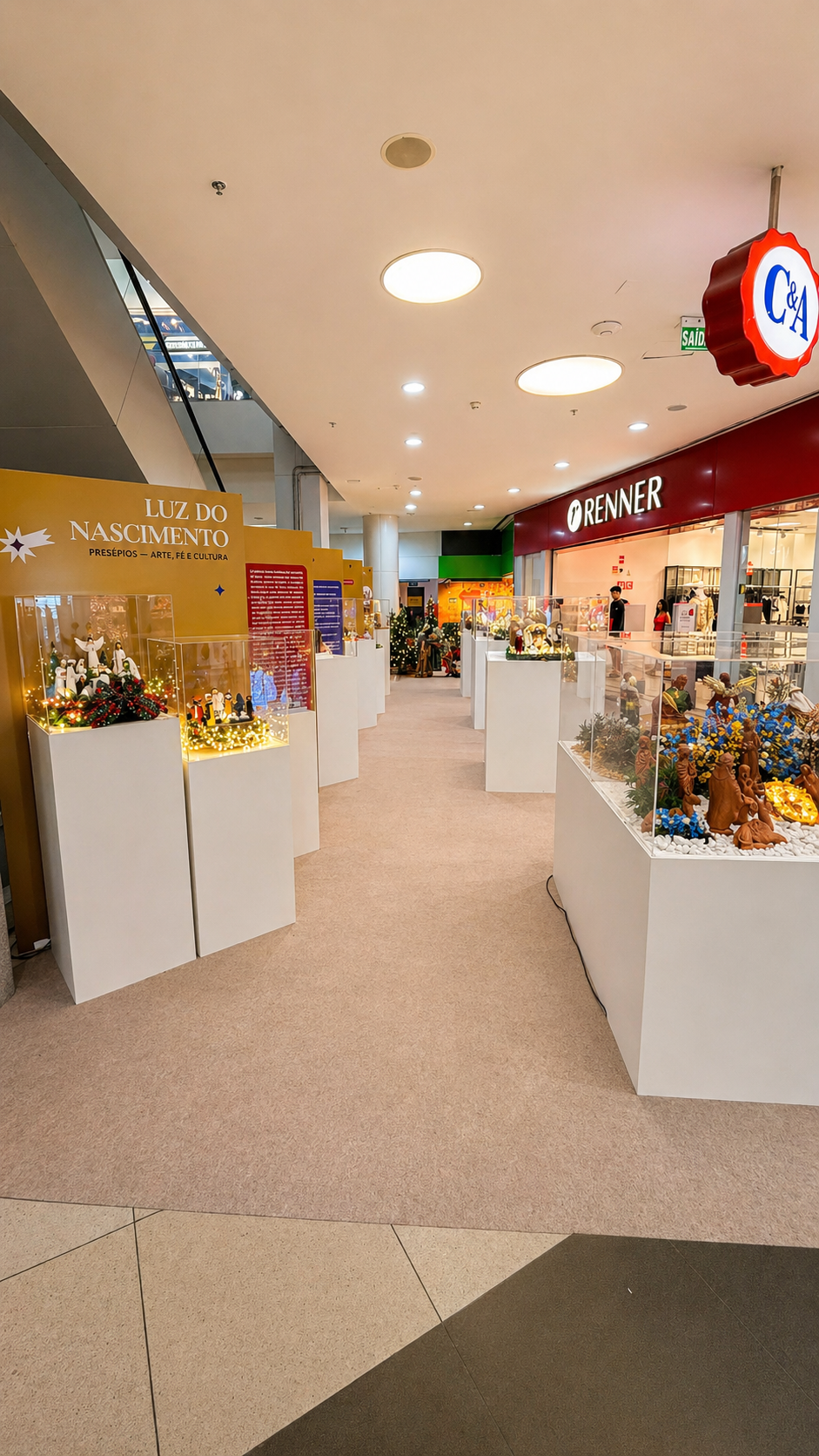 Luz do Nascimento do Shopping Boa Vista: a arte que renovou o Natal