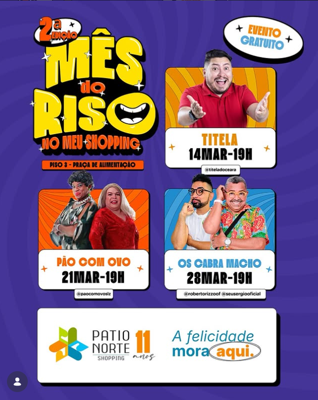 Um Olhar para a Comunidade, Onde o Riso Vai Além – Mês do Riso Pátio Norte Shopping