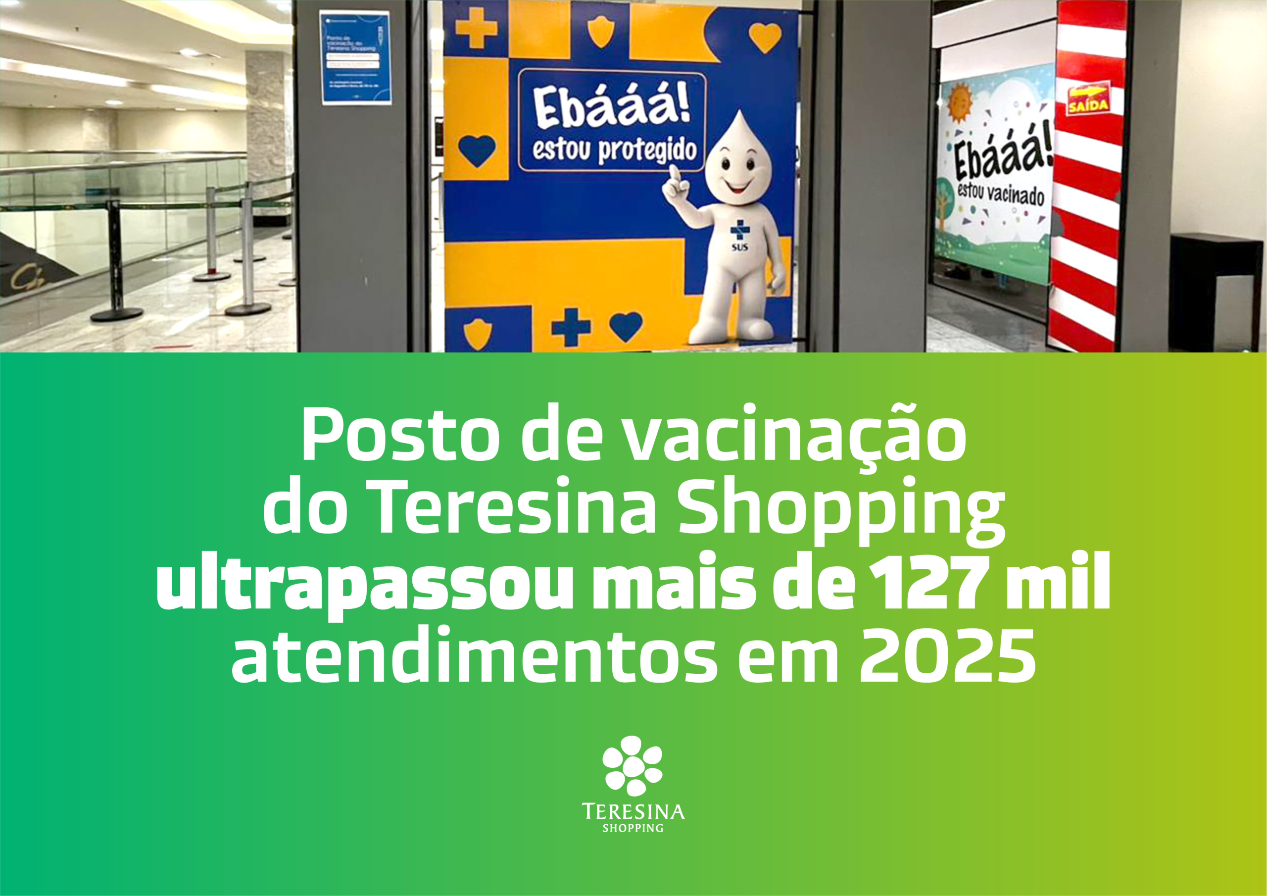 Vacinação no Teresina Shopping